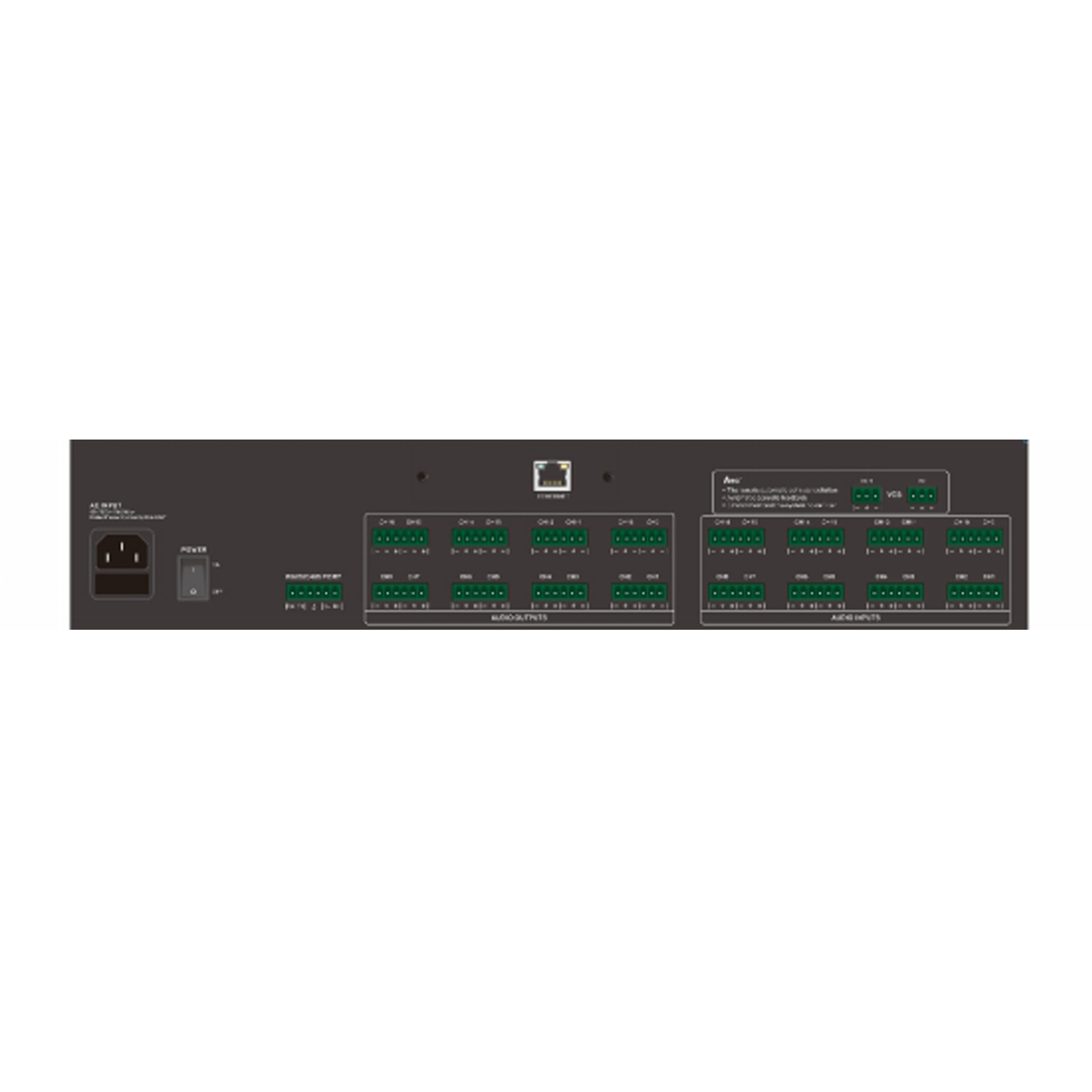 U1616 网络音频矩阵处理器